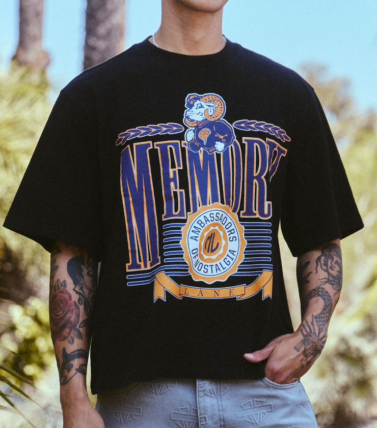 Memory Lane Ramsy Throwback Crop Tee
