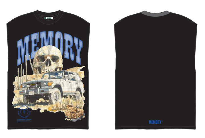 Memory Lane Desert Scene Sleeveless Crop Tee