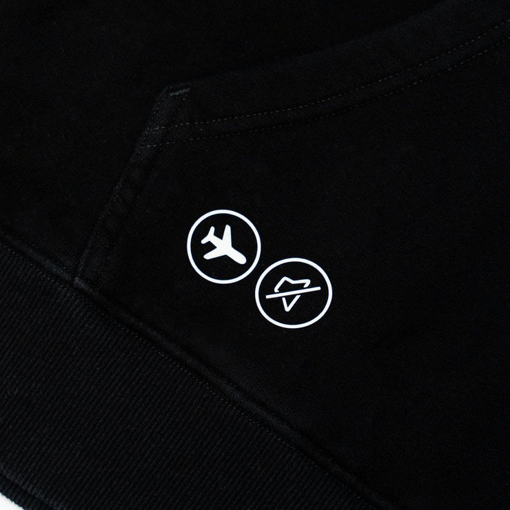 By Appointment Only Obsidian Vintage Wash Hoodie