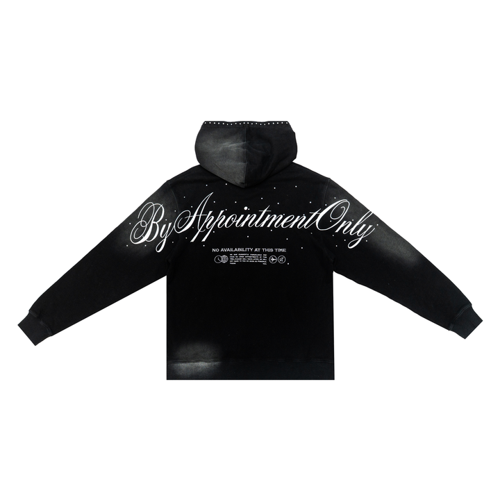 By Appointment Only Obsidian Vintage Wash Hoodie