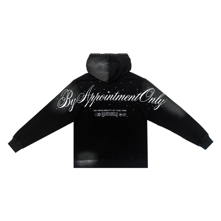 By Appointment Only Obsidian Vintage Wash Hoodie