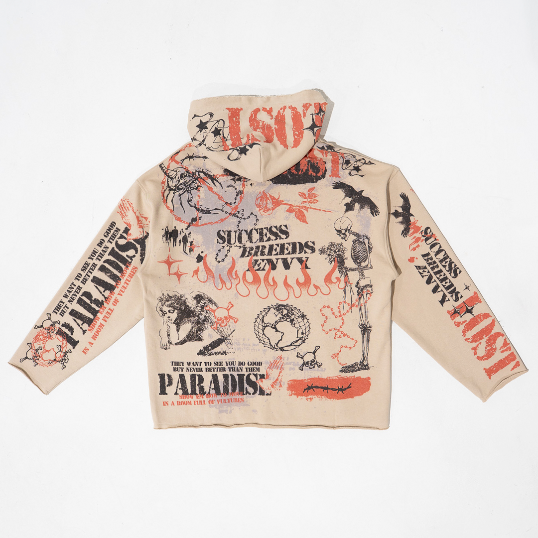 Paradise Lost Scars Of Success Zip Up Hoodie