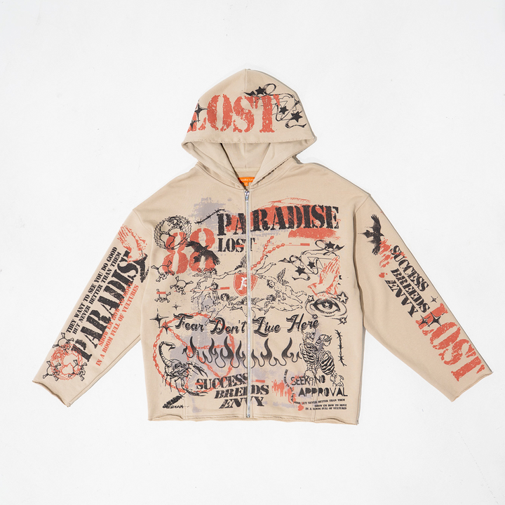 Paradise Lost Scars Of Success Zip Up Hoodie