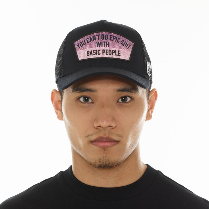 Cult of Individuality Epic Shit Crystals Mesh Trucker Hat