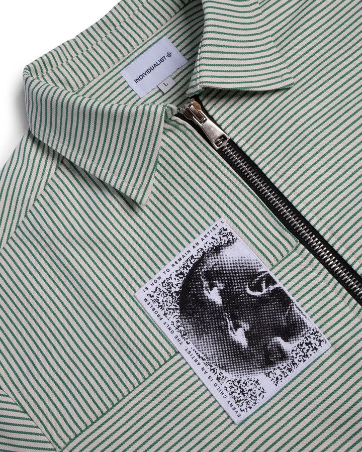 Individualist 3 Panel Zip Up Work Shirt