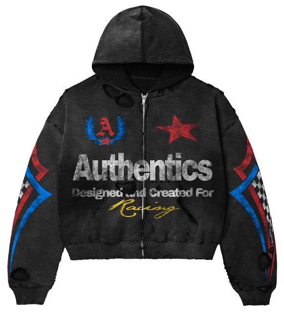Authentics Racing Zip Hoodie