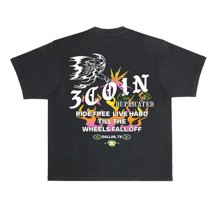 3COIN Ride Free Burst Tee
