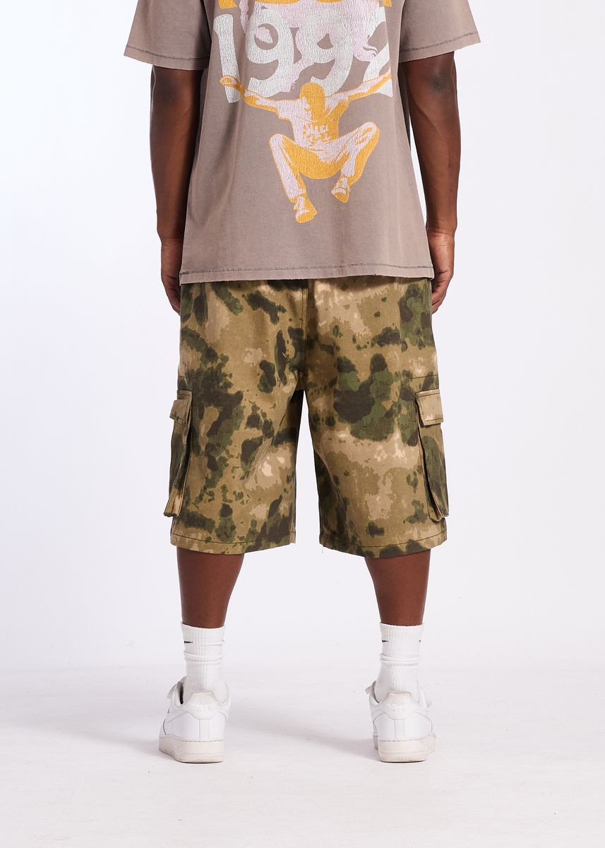 Memory Lane Graffiti Camo Cargo Short