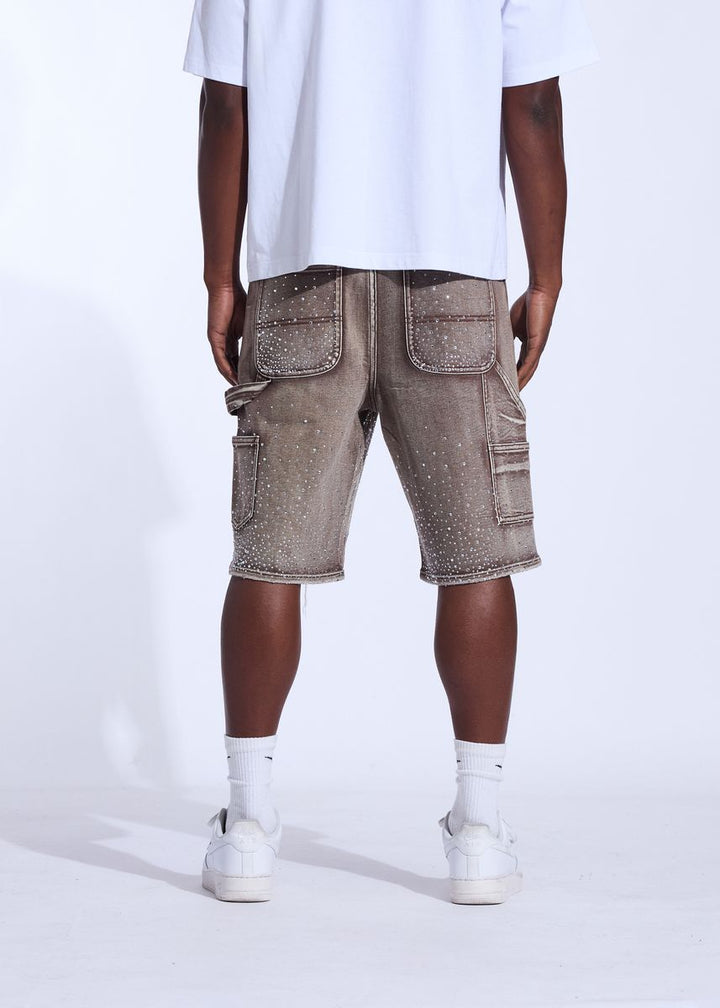 Crysp Denim Crystal Jorts