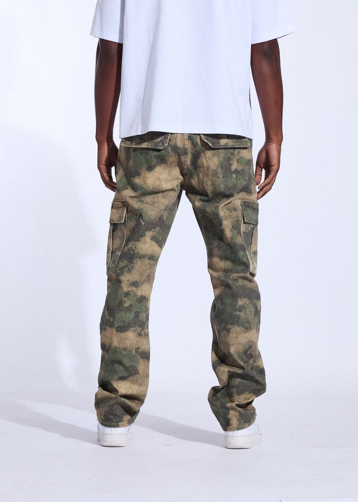 Crysp Denim Military Cargo Pant