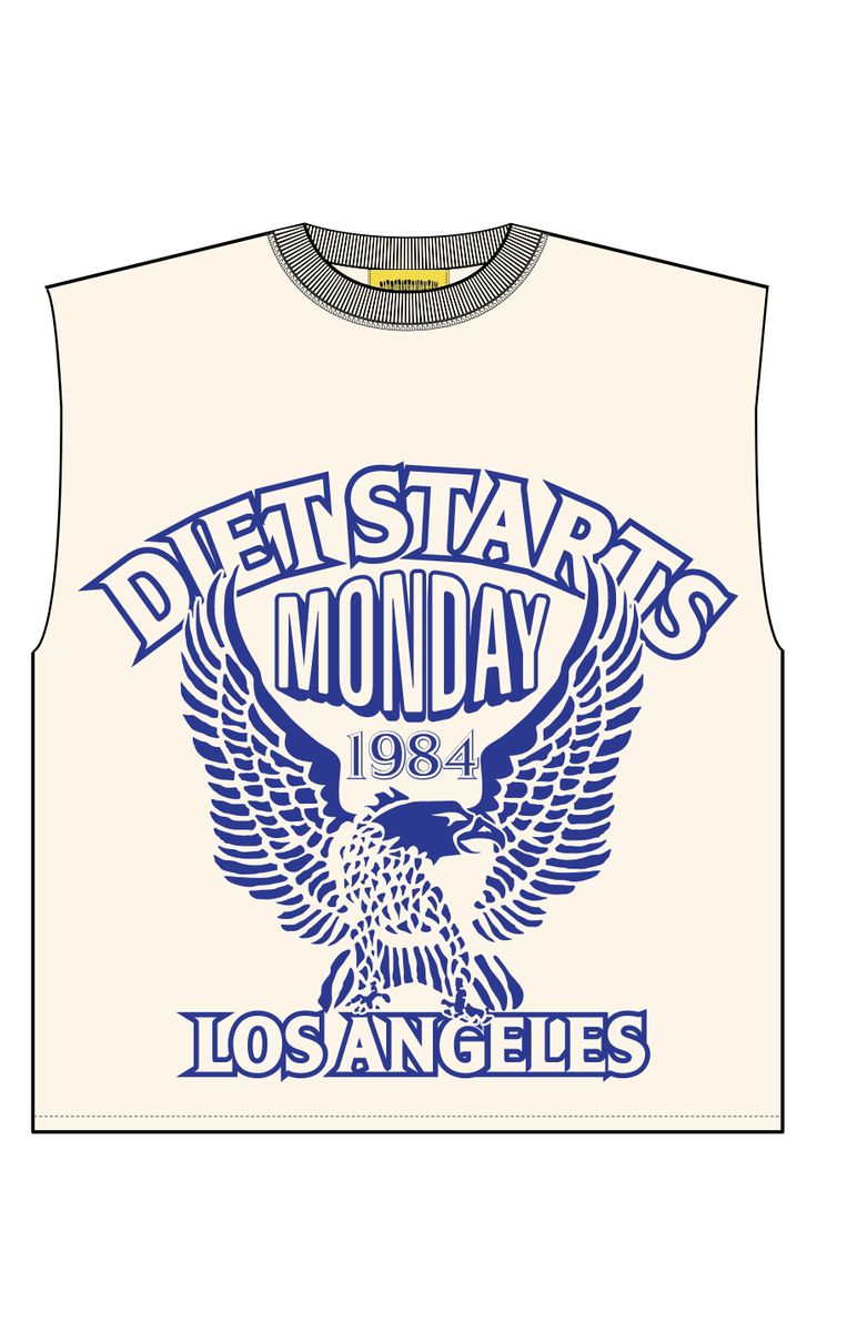 Diet Starts Monday Eagle84 Cut Off Tee