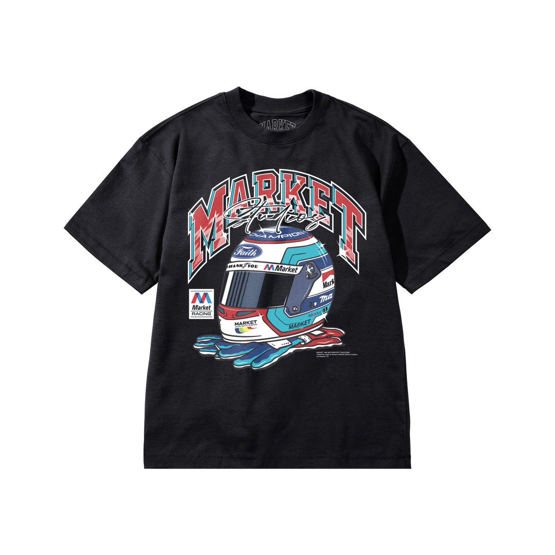 Market Racing Helmet T-Shirt