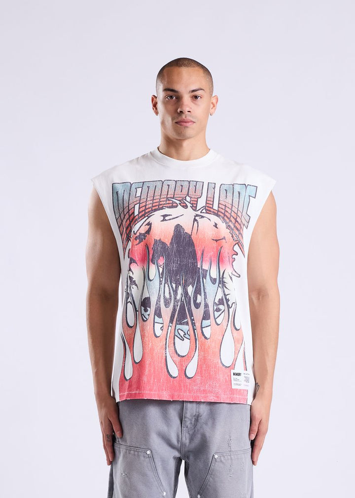 Memory Lane Global Fire Sleeveless Tee