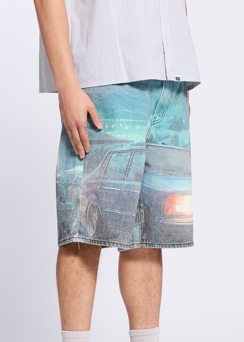 Memory Lane After Hours Printed Shorts