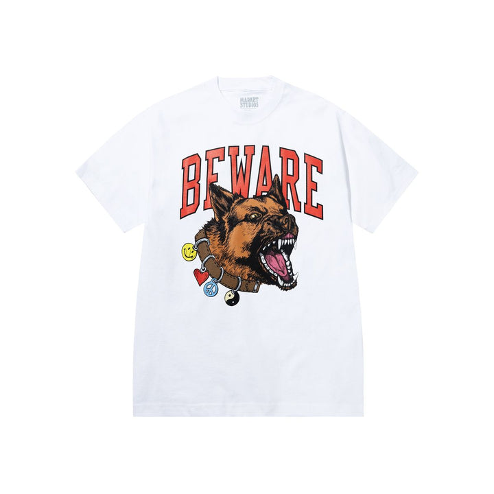 Market Smiley Beware My Collar Tee