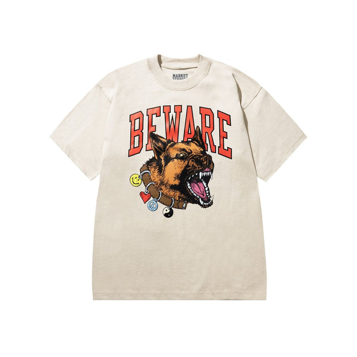 Market Smiley Beware My Collar Tee