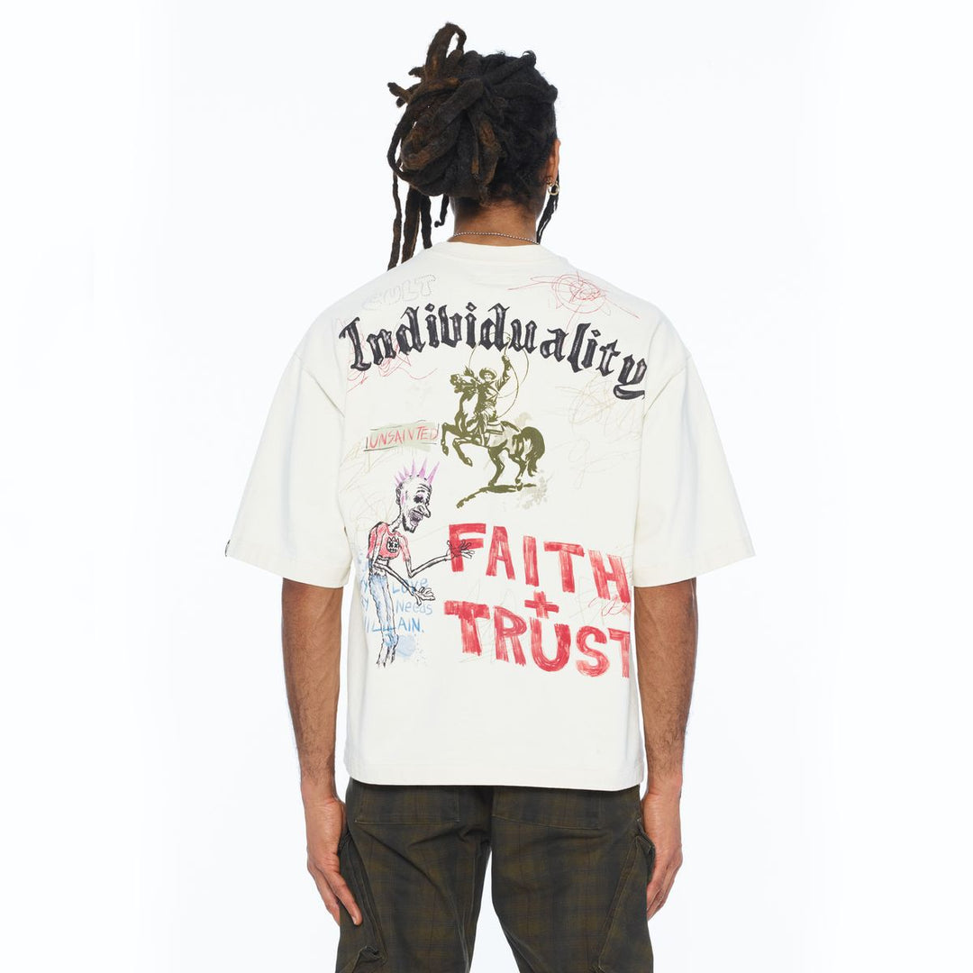 Cult of Individuality Graffiti Boxy Oversized Tee