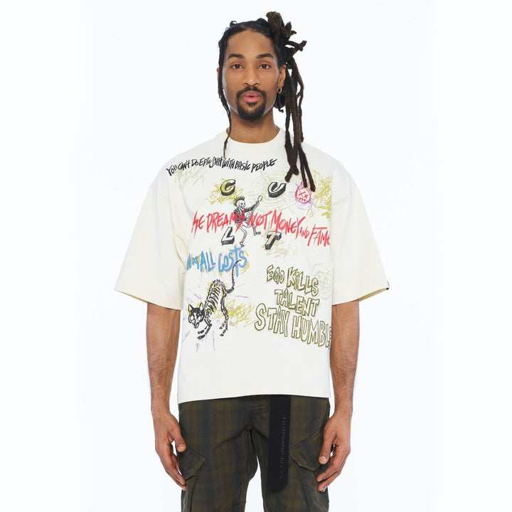 Cult of Individuality Graffiti Boxy Oversized Tee