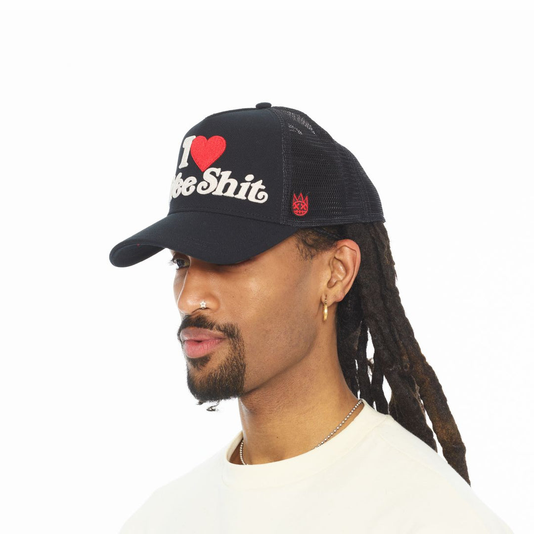 Cult of Individuality I Love Free Shit Mesh Back Trucker Hat