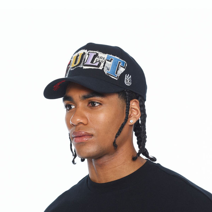 Cult of Individuality Newsprint A Frame Trucker Hat