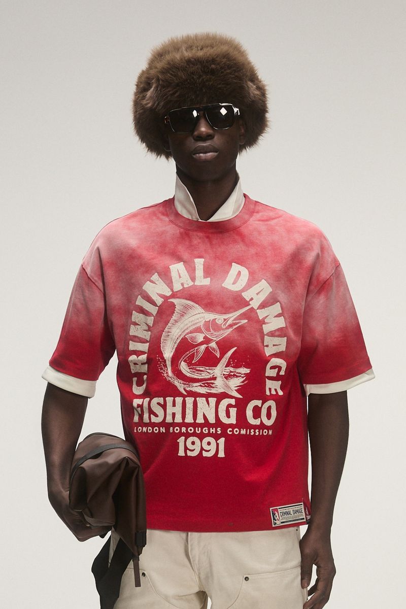 Criminal Damage Fishing Company Tee