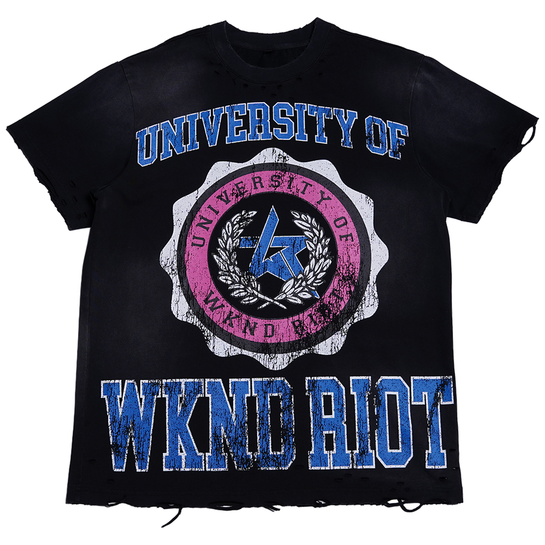 Wknd Riot University Tee