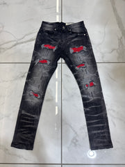 Big Kids' Fwrd Denim Crystal Cross Denim Pant