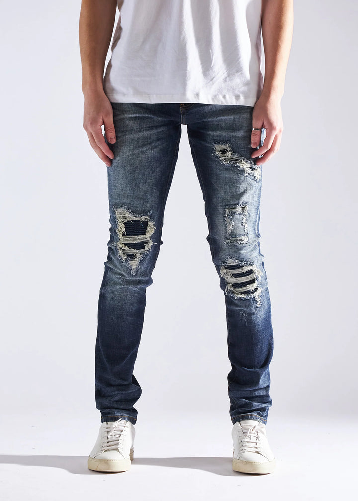 Embellish Slate Denim (Rip &amp; Repair)