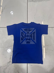Little Kids' Fwrd Denim Saint Rhinestone Tee