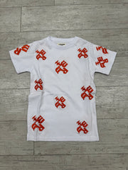 Kids' Fwrd Denim Emb S/SLV Tee