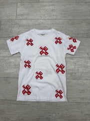 Kids' Fwrd Denim Emb S/SLV Tee