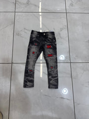 Little Kids' Fwrd Denim Crystal Cross Denim Pant