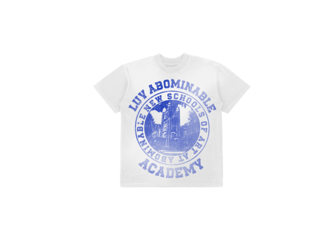 Luv Abominable Blue Logo Academy Tee