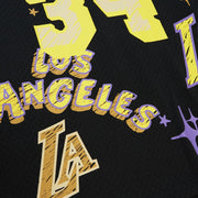 Mitchell & Ness NBA Sidewalk Sketch Los Angeles Lakers 1996 Shaquille O'Neal Swingman Jersey