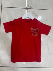 Little Kids' Fwrd Denim Saint Rhinestone Tee