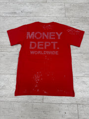 Kids' Fwrd Denim Money Dept Rhinestone Tee