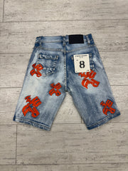 Kids' Fwrd Denim Emb Denim Short