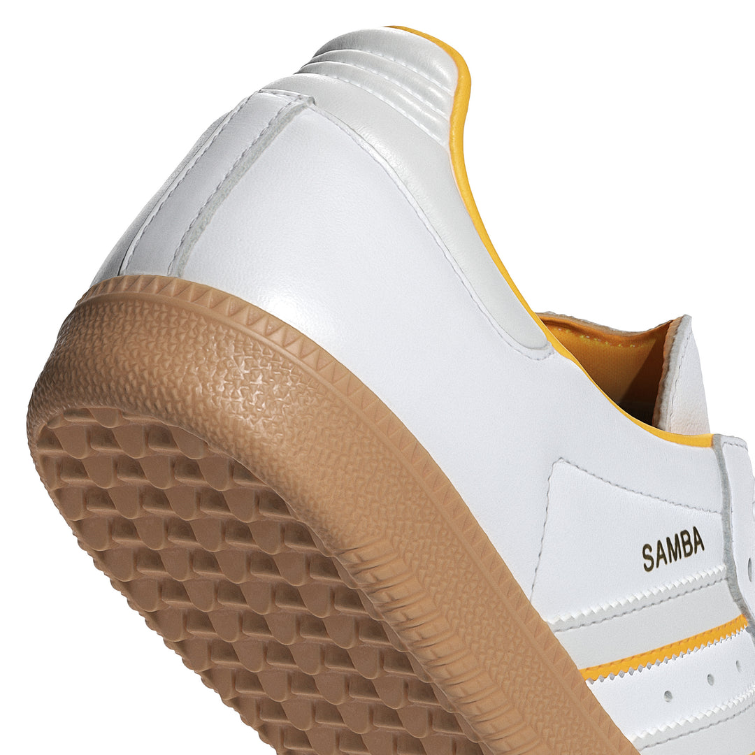 adidas Samba OG Shoes - Men's - Cloud White / White / Crew Yellow