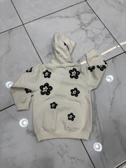 Kids' Fwrd Denim Flower Hoodie