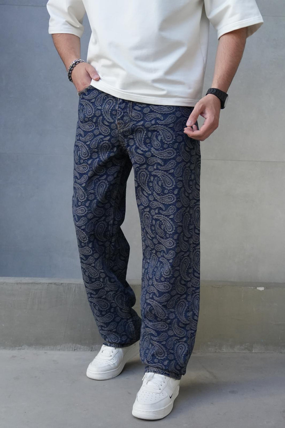 2Y Premium 2Y Premium Paisley Print Jean - Men's Apparel - View 2