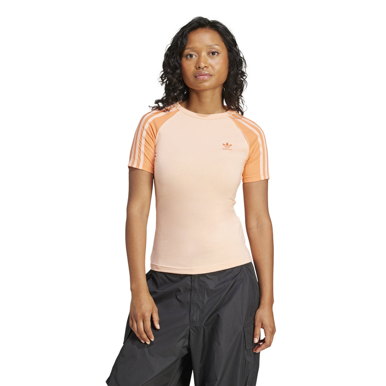 ★adidas★ ADICOLOR 3-STRIPES RAGLAN SLIM T-SHIRT Shop adidas Adicolor 3-Stripes Raglan Slim T-Shirt JD0833