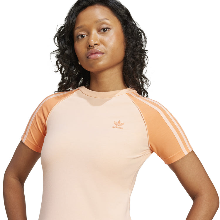 ★adidas★ ADICOLOR 3-STRIPES RAGLAN SLIM T-SHIRT Women's Adidas Adicolor 3-Stripes Raglan Slim Tee – SOLE PLAY