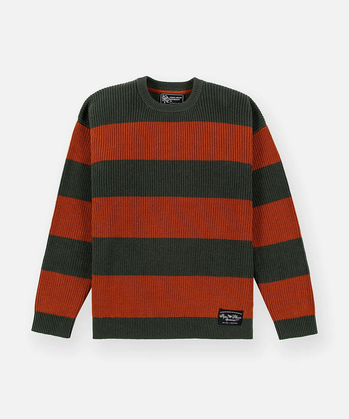 Paper Planes Striped Crewneck Sweater