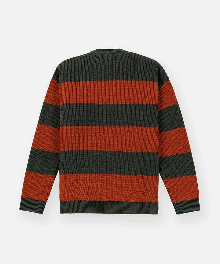 Paper Planes Striped Crewneck Sweater