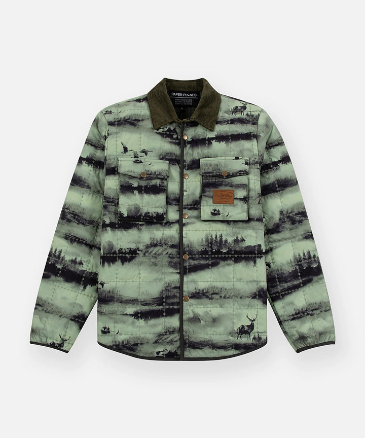 Paper Planes Into The Wild Quilted Shirt Jacket