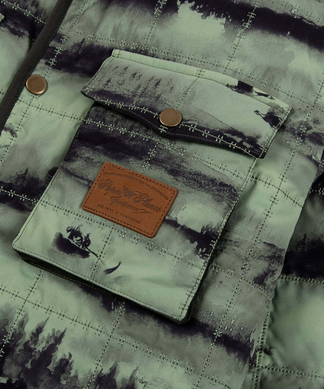 Paper Planes Into The Wild Quilted Shirt Jacket