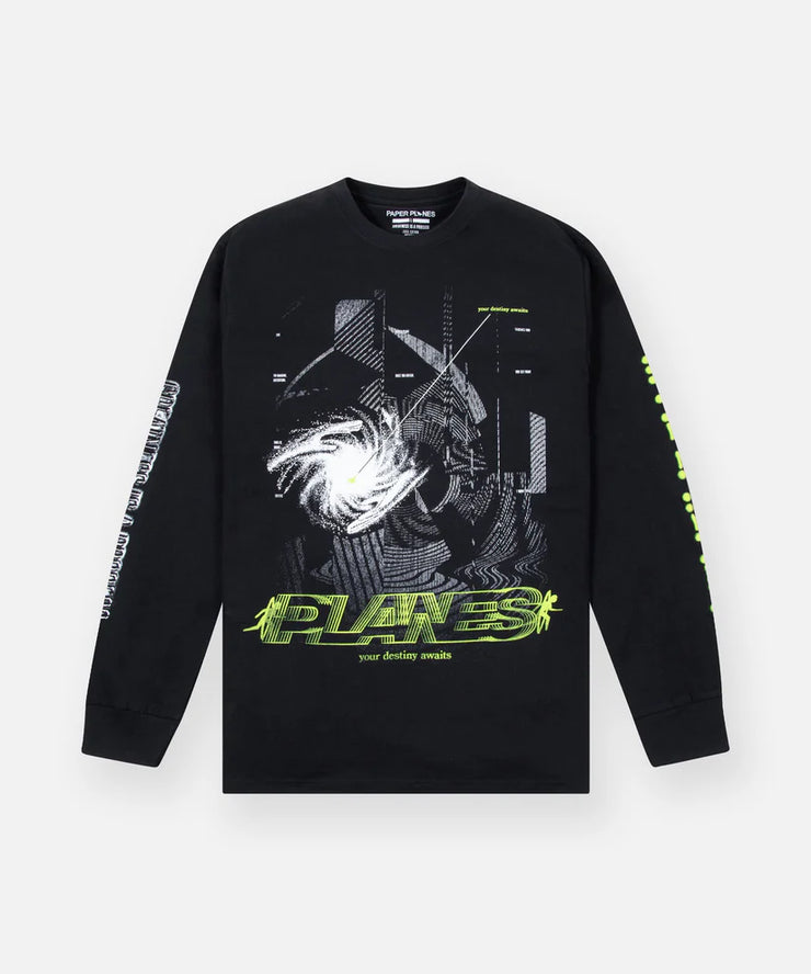 Paper Planes Interlock Long Sleeve Tee