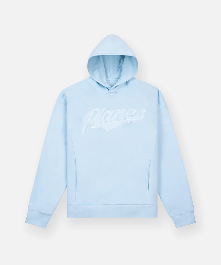 Paper Planes Script Fur Oversized Hoodie