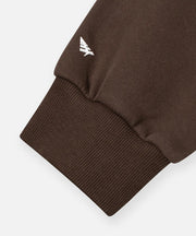 Paper Planes Open Hem Sherpa Applique Hoodie