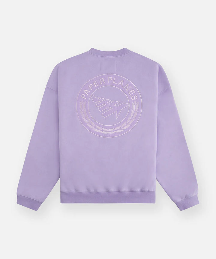 Paper Planes Relaxed First Class Crewneck Sweatshirt